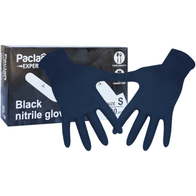 Manusi menaj negre Paclan S*100 BUC